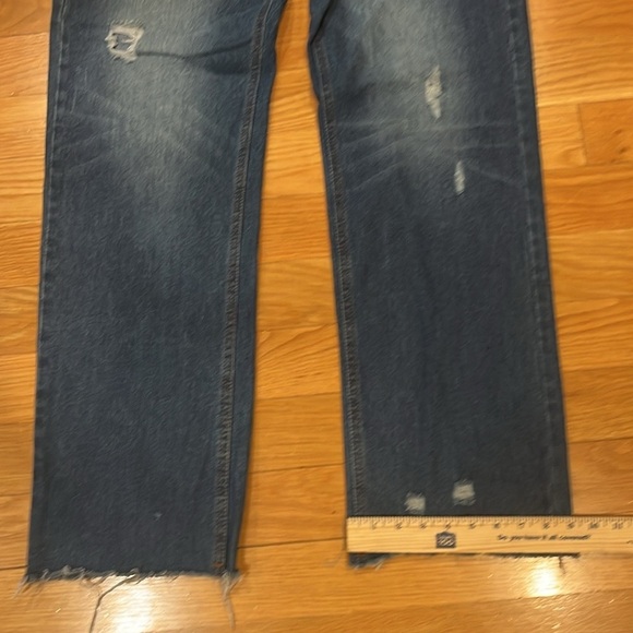 Oneleven women’s distressed jeans size large . - Picture 5 of 10
